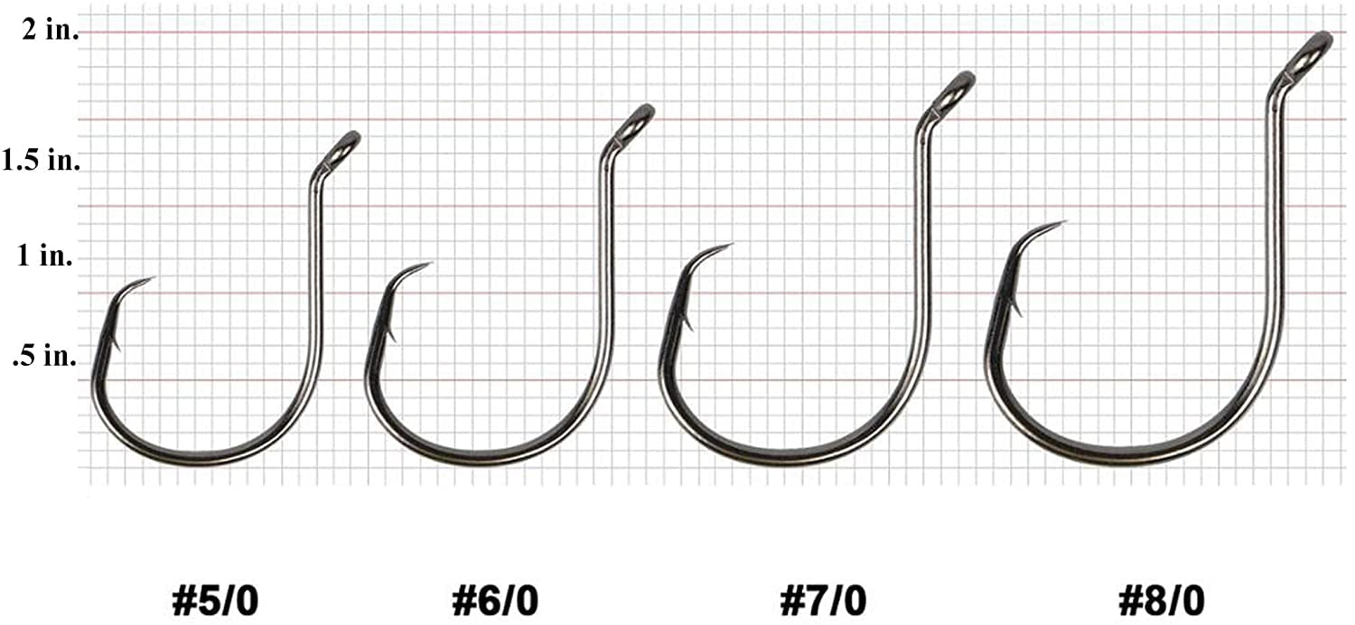 Stellar UltraPoint Wide Gap 6/0 (10 Pack) Circle Hook, Offset Circle Extra  Fine Wire Hook for Catfish, Carp, Bluegill to Tuna. Saltwater or Freshwater  Fishing Hooks, Gear and Equipment 