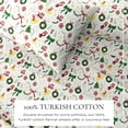 thumbnail image 3 of Great Bay Home Christmas Flannel Sheet Set - 100% Turkish Cotton - Double Brushed - Full, Celebration, 3 of 5