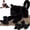 Panther-Black, variant on MorisMos 15.7'' Owl Stuffed Animals with 3 Plush Owl Babies, 2 Eggs, 1 Nest Set Toy