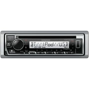 Kenwood KMR-D378BT Marine/Powersports Single-Din in-Dash CD Receiver with Bluetooth, Electronic Voice Assistant, and SiriusXM Ready