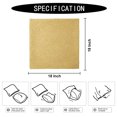 thumbnail image 5 of SHANLUO Throw Pillow Covers 20x20 - Decorative Pillows for Couch Set of 2 Rustic Burlap Linen Cushion Cover Large Accent Pillowcase for Bedding, Home Decor, Sofa, Bed Outdoor Farmhouse Fall Yellow, 5 of 6