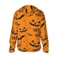thumbnail image 2 of Goofa Trick Or Treat Printed Women's UPF 50+ Sun Protection Hoodie Jacket Lightweight Long Sleeve Sun Shirt for Women with Pocket Hiking Outdoor-X-Large, 2 of 9