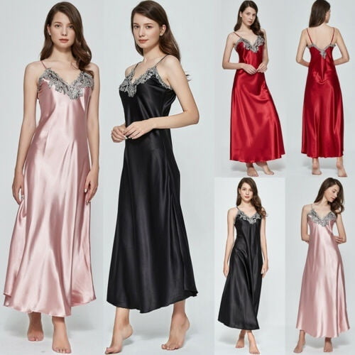 Women Lace Passion Lingerie Plus Size Dress Nightwear Dress silk pajamas  for women 