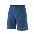 thumbnail image 2 of Antinious Men Solid Lightweight Elastic Waist Casual Daily Sport Shorts, 2 of 4