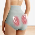 thumbnail image 4 of Bragas moldeadoras de cintura para mujer, ropa interior adelgazante, con estampado floral, sin costuras, de nailon elástico, control de abdomen, para uso diario., 4 of 6
