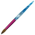 thumbnail image 3 of Pana Kolinsky Nail Brush with White and Blue Swirl Acrylic Handle - Size 16, 3 of 4