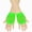 Green, variant on Short Fishnet Gloves Fingerless For Women Fish Net Mesh Emo Goth 80s Scene Accessories(Pink)