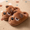 thumbnail image 2 of SuTry Women's Plush Dog Slippers Closed Toe Cute Animal Face Soft Faux Fur Warm Winter Cozy Indoor House Shoes Non Slip Comfortable(42), 2 of 6