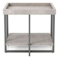 thumbnail image 4 of Furniture of America Uurt 1-Shelf End Table, Antique Gray, 4 of 5