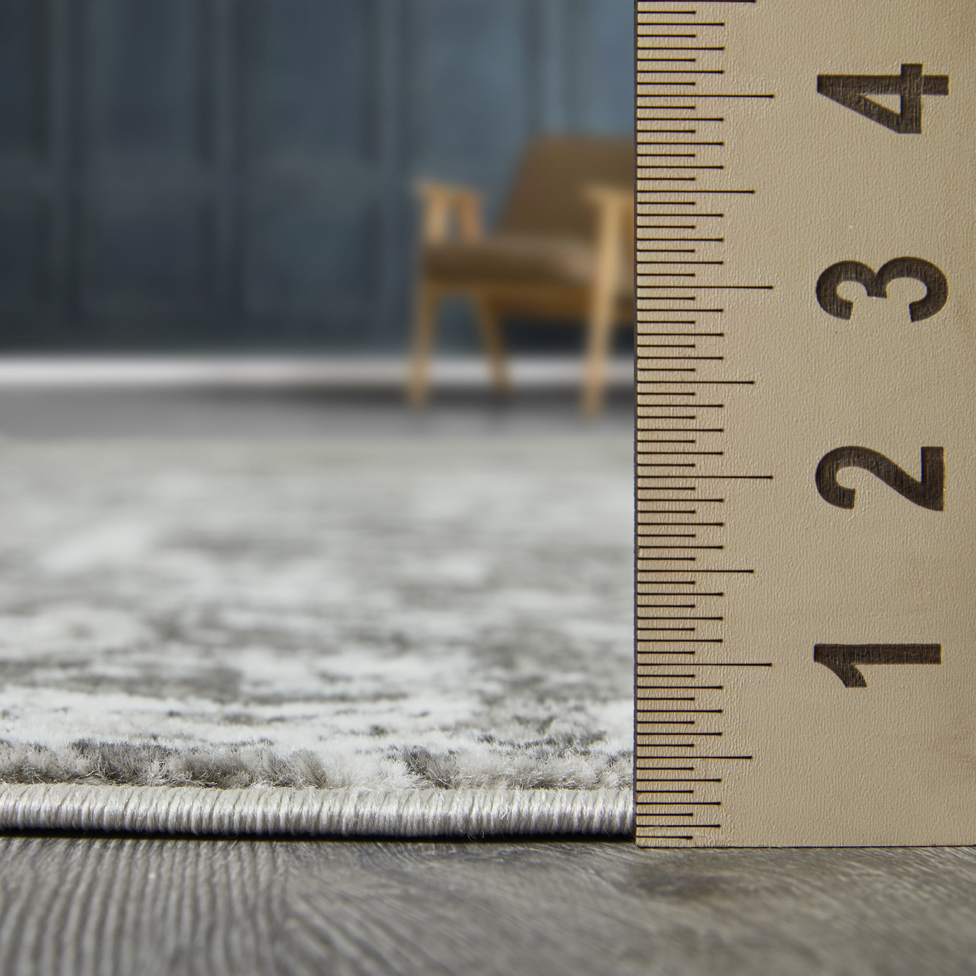 Loomaknoti Rhane Alemern 9' x 12' Gray Oriental Indoor Area Rug