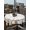gray, variant on Outdoor Tablecloth with Umbrella Hole and Zipper, White Pumpkins Fall Round Table Cloth 60 Inch Waterproof Tablecloth, Thanksgiving Eucalyptus Wildflowers Wood Picnic Table Cover for Patio Camping