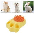 thumbnail image 6 of Unique Bargains 1 Pc Durable Claw Shape Pet Grooming Bath for Dog for Cat 4.25"x3.35"x1.78" Yellow, 6 of 6