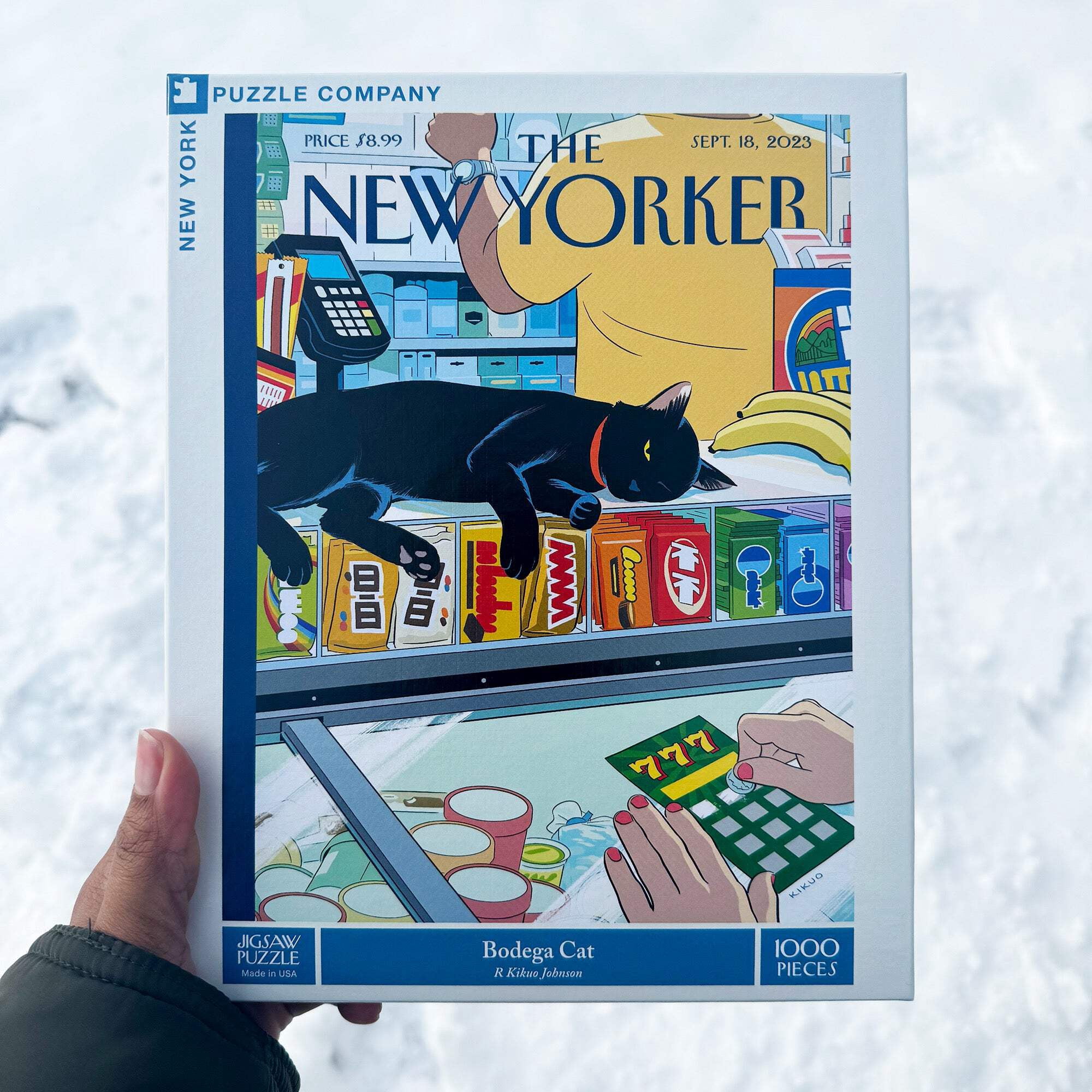 New York Puzzle Company Bodega Cat 1000 Piece Jigsaw Puzzle