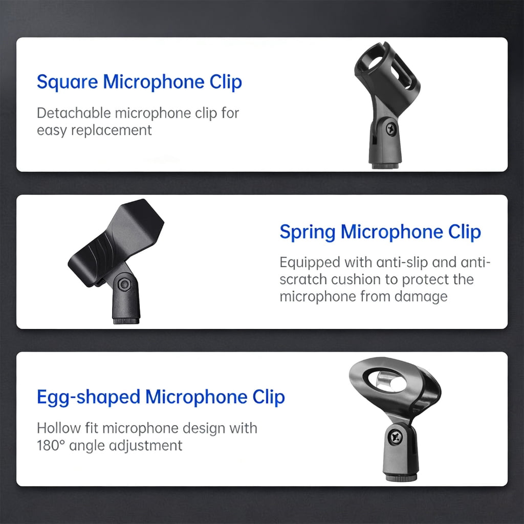 Long Lasting Aluminum Desktop Mic Stand With Stable Base And Smooth For Vocal