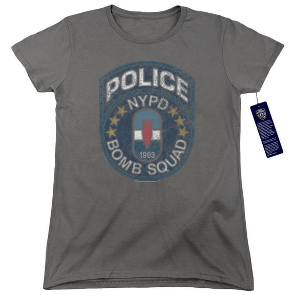 New York City Bomb Squad Women's T-Shirt Charcoal