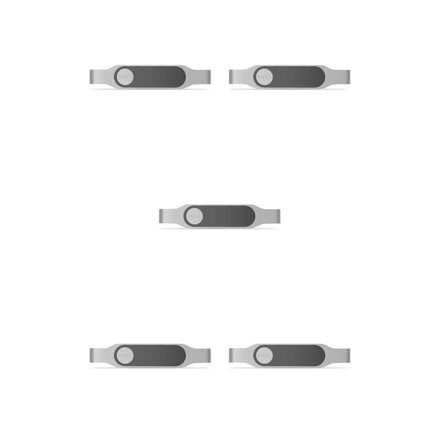 Toystoory Zapatero Montado en la pared Hebilla Zapatillas Deporte Zapatos Almacenamiento Titular Organización Accesorios para el hogar Gris oscuro 5piezas