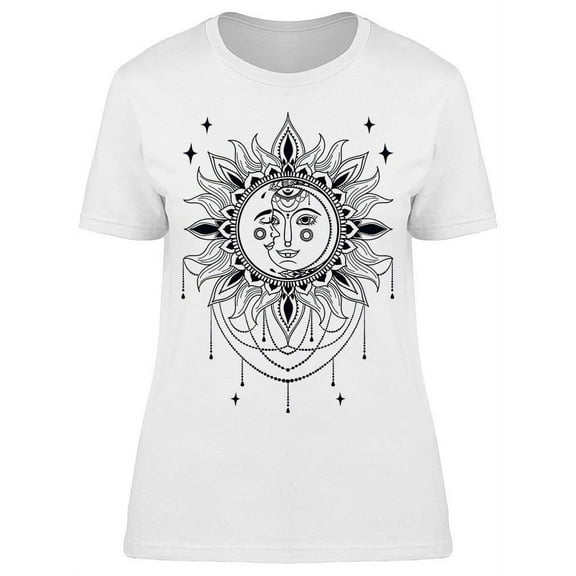 Sun And Moon Jewels T-Shirt Women -Image by Shutterstock, Female 3X-Large