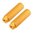thumbnail image 1 of Par Trasero Estriberas Estriberas Reposapiés para Bicicleta Ajuste 3/8 Pulgadas Ejes Amarillo, 1 of 1