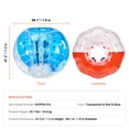 thumbnail image 6 of KFFKFF 2-Pack Inflatable Bumper Balls 5FT/1.5M Sumo Zorb Balls for Teens and Adults, 6 of 9