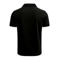thumbnail image 5 of Yifymode Men's Zipper Collar Short Sleeve Polo Shirt, Classic Fit Soft Fabric for Casual and Sports Wear Black L, 5 of 5