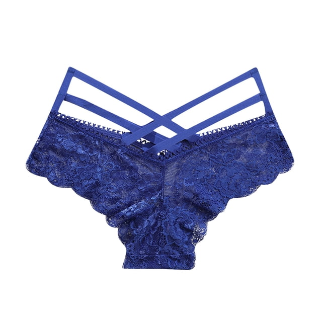 Mareep Culottes pour Femmes P-L Mode Aguichant Transparent Taille Basse String Culottes Dames