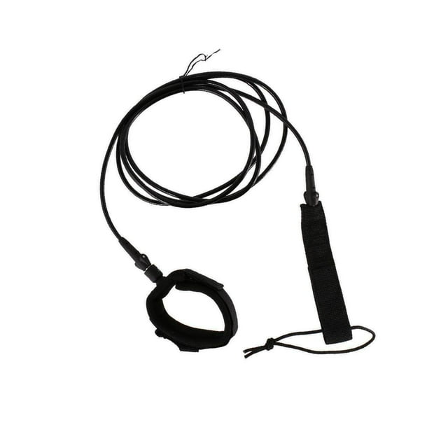 Surfboard Leash Surfing Leash String Leg Rope Cord Surfboard Leash String Surfboard Leash String Calf Leash 8feet Black