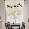thumbnail image 3 of Daisy Flower Balloon Curtains for Windows, Bedroom Curtains 54 Inch Length, Vintage Farmhouse Country Floral Plant Tie Up Curtains Panels Thermal Insulated Bathroom Curtains Window 42"x54", 3 of 8
