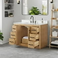 thumbnail image 4 of Bellavia 48" Wood Vanity in Weathered Fir Engineered Stone Top no Mirror, 4 of 12