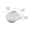 thumbnail image 3 of Molde de silicona flexible para hormigón, yeso, cemento, molde abstracto 3D para rostro y cuerpo, ideal para manualidades de resina, velas, jabón, reutilizable, apto para hornear (de -40 °C a 230 °C)., 3 of 7