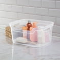 thumbnail image 5 of Sterilite 7 x 11 x 14.25 Inch Open Storage Bin with Carry Handles (18 Pack), 5 of 8
