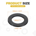 thumbnail image 2 of Uxcell 36Pcs Rubber Washers, 1 9/16 OD x 1 ID x 0.1" Thickness Flat Washers, 2 of 6