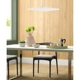thumbnail image 2 of Maxim Wafer SQ 15"W 1-Light LED Pendant Light Fixture White Finish by, 2 of 5