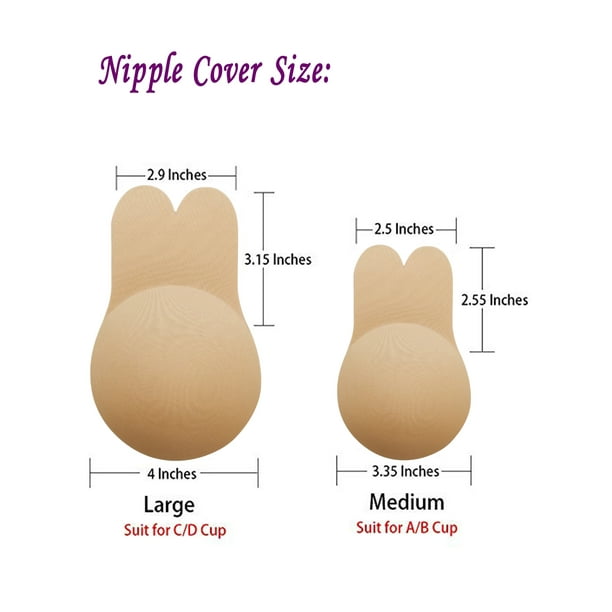 LELINTA Women's Self Adhesive Strapless Backless Bra Lifting Tapes Push Up Sticky  Bras 