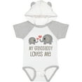 thumbnail image 3 of Inktastic Grandaddy Loves Me Elephant Boys or Girls Baby Bodysuit, 3 of 5