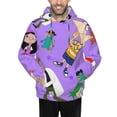 thumbnail image 5 of Phineas And Ferb Mens Active Sweatshirts Cozy Hoodie 3d Graphic Sweater Casual Winter Clothes Tops Coat Medium, 5 of 7