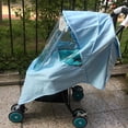 thumbnail image 6 of Stroller Rain Cover Travel Weather Shield Universal with Air Holes Pushchairs Accessories Strollers Raincoat, 6 of 8