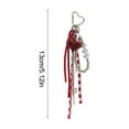 thumbnail image 3 of DefiDgd Cute Bow Keychain Heart Keychain for Car,Mini Bag Accessories Red Purse Bag Charms for Purse Handbags Shoulder Replacement Making Supplies Accessories,Gifts for Women(A), 3 of 6