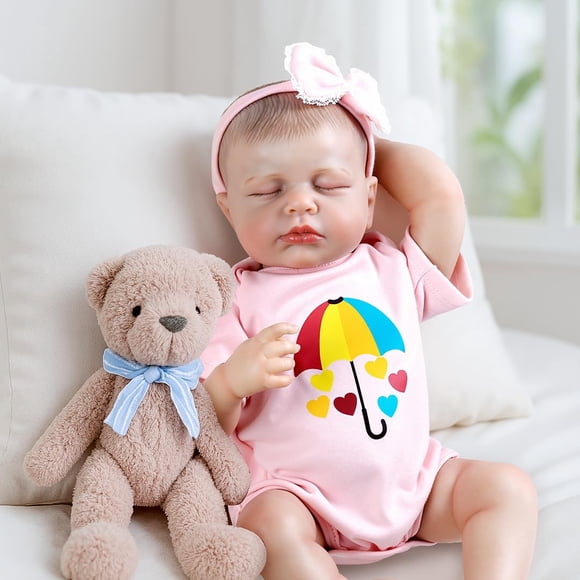 Muñeca Reborn KidCuddz de 18 pulgadas con detalles realistas de venas