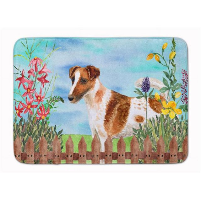 Carolines Treasures CK1209RUG Smooth Fox Terrier Tapis en Mousse à Mémoire de Forme Lavable en Machine