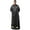 Black, variant on Men's Priest Robe Metallic Shiny Clergy Dress Pastor Preachers Cassock Worship Gown Church Outfit White S