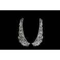 thumbnail image 1 of Lily 7.5"x2.5" White Peter Pan Embroidered Collar Venice Lace Applique by Pair, 1 of 1