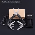 thumbnail image 1 of Foldable Multi-Functional Steel Pliers with Sharp Blade - Compact & Durable Hardware Tool for Outdoor Camping & Home Use, High-Quality Construction from Yangjiang, Guangdong (GHQ Red), 1 of 5