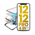 thumbnail image 2 of Remplacement 4 en 1 avec Cadre Inclus (avant Verre + OCA + Touche Courte + OCA Pré-Installé) Compatible pour iPhone 12 / 12 Pro (OCA Master), 2 of 2