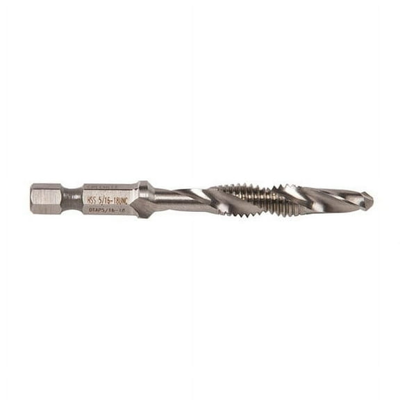 Greenlee Drill/Tap/Countersink Bit,5/16-18x3 1/4 DTAP5/16-18