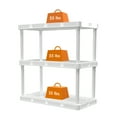 thumbnail image 4 of Gracious Living Étagère 3 Knect-A-Shelf à Hauteur Fixe, Rangement Léger, Blanc, 4 of 8