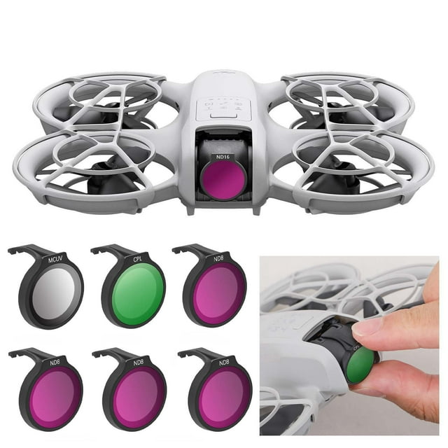 asddcavvf Suitable for Lens Filter ND64 ND8 Light Reduction MCUV CPL Flying Camera ND8 ND64 Filter Accessories Pro X 100 Large with Camera for Adults with Cameras for Adults