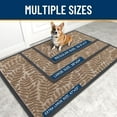 thumbnail image 3 of OLANLY Door Mat Indoor Outdoor Entrance, 29.5x17, Waterproof All-Weather All-Season Doormat, Sturdy Natural Rubber, Stain and Fade Resistant, Low Profile, Easy Clean Patio Entryway Mat, Black, 3 of 10