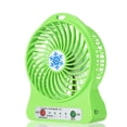 thumbnail image 4 of Ventilateur à Lumière LED Rechargeable Portable Mini pour Bureau, Refroidisseur d'Air à Recharge USB, Régulation de Vitesse à 3 Modes, 4 of 8