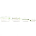 thumbnail image 2 of Ozeri INSTAVAC Green Earth Food Storage Container Set, BPA-Fee 8-Piece Nesting Set with Vacuum Seal and Locking Lids, 2 of 5