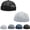 Black+gray, variant on Men's Breathable Brimless Hat for Summer Outdoor Wear, Adjustable Lightweight